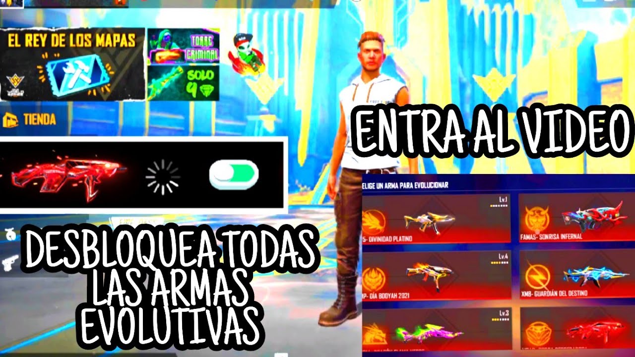 existen generadores de armas evolutivas para free fire