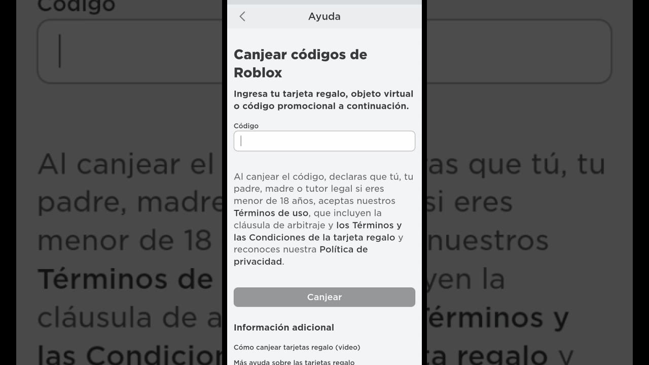 Cómo canjear el código de Roblox