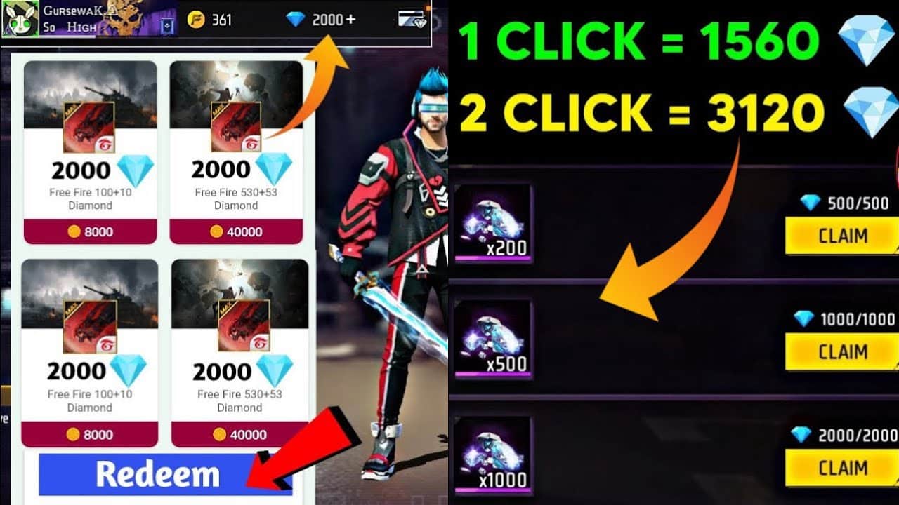 Diamantes Free Fire 1