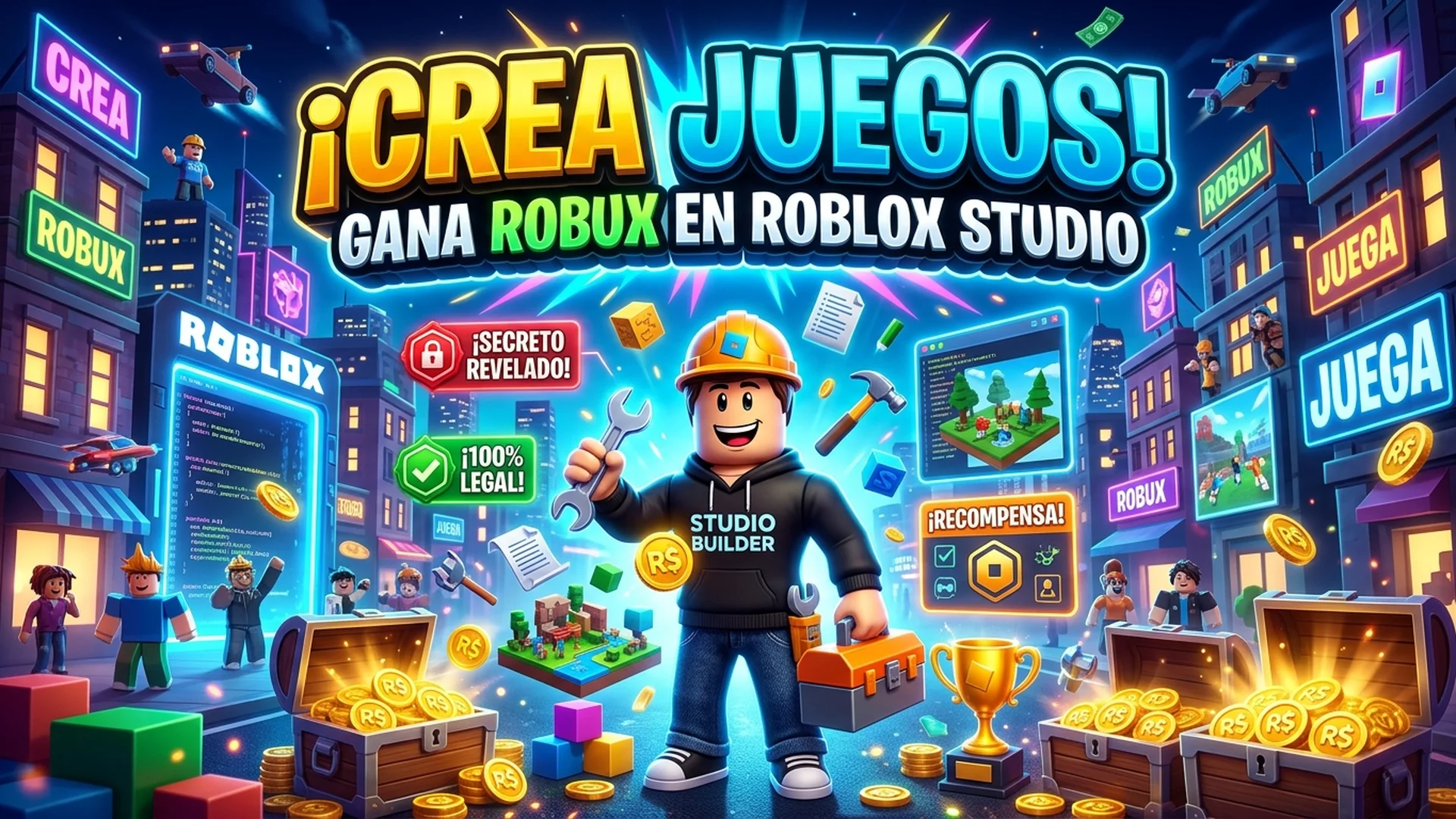 Descubre Cuánto Puedes Ganar Creando Juegos en Roblox y Cómo Obtener Robux Gratis 1 Descubre Cuánto Puedes Ganar Creando Juegos en Roblox y Cómo Obtener Robux Gratis